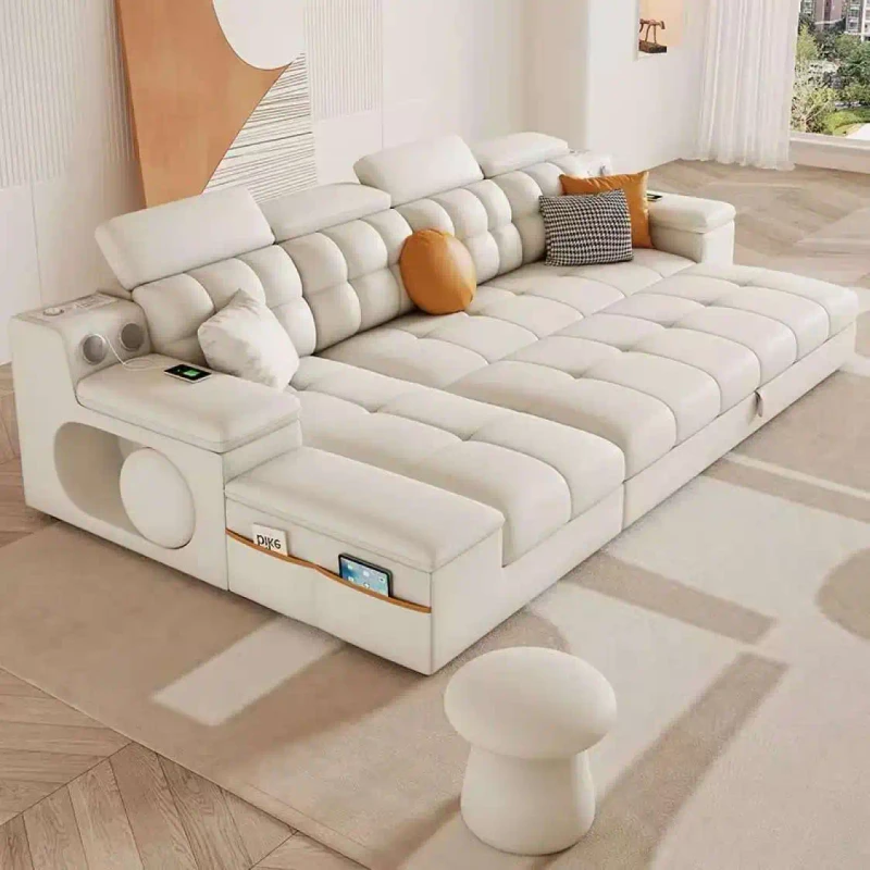 Cream-Style-Sofa-Bed-Foldable-and-Dual-Purpose-Scratch-Resistant-Leather-and-Latex-Model-Multifunctional-Living-Room-Sofa-Bed
