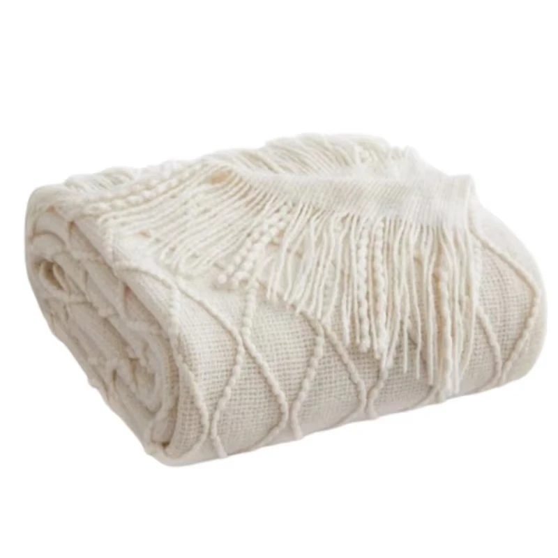 Cream-White-Nordic-Gift-Knitted-Blanket-with-Tassel-Decorative-Bed-Thread-Blanket-Sofa-Office-Nap-Throw-Blanket-Towel-Bed-Plaid