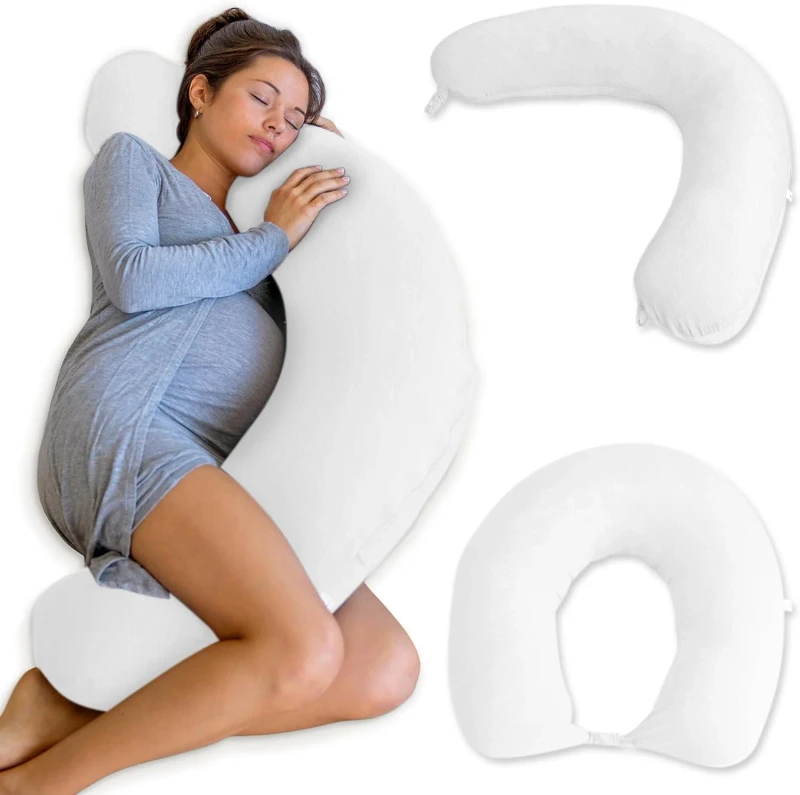 Crescent-Moon-Electric-Heating-Sleeping-Body-Pillow-for-Pregnancy-Adults-Side-Sleeper-Maternity-and-Nursing-Heated-Pillow