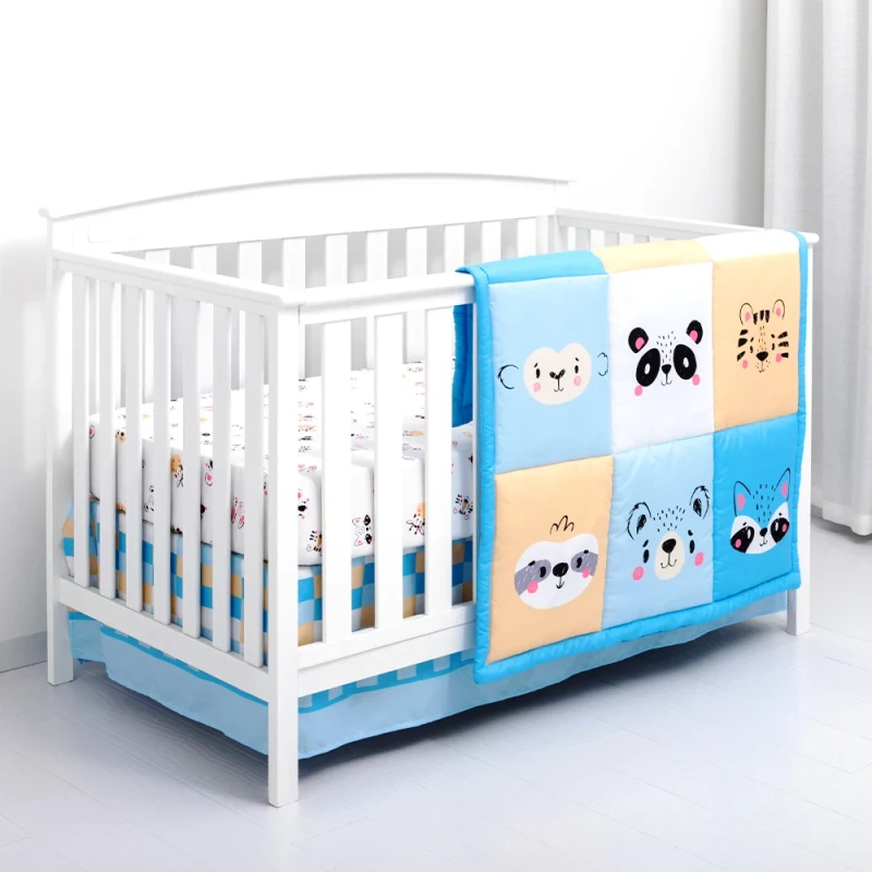 Crib-Bedding-Sets-Neutral-100-Cotton-Cartoon-Animals-Baby-Bedding-Set-Bed