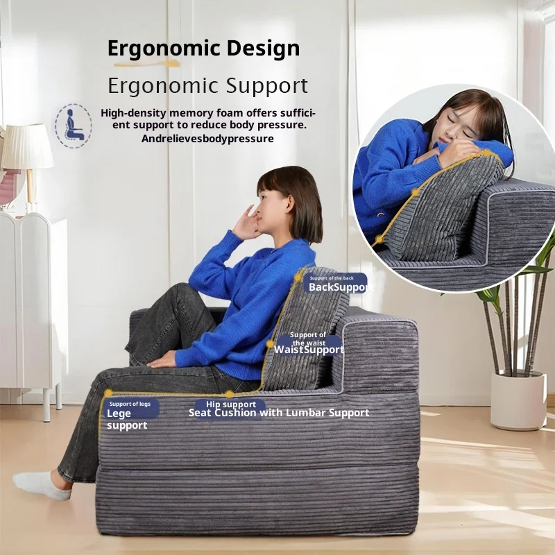Cross-Border-Modern-Simple-One-Seat-Compressed-Sofa-All-Foam-Sponge-Filled-Folding-Sofa-Bed-Fabric-Cover-Multi-Room-Use