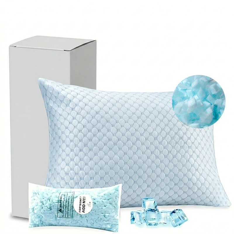 Cube-Pillow-With-Cooling-Pad-for-Better-Sleeping-Cool-Memory-Foam-Pillow