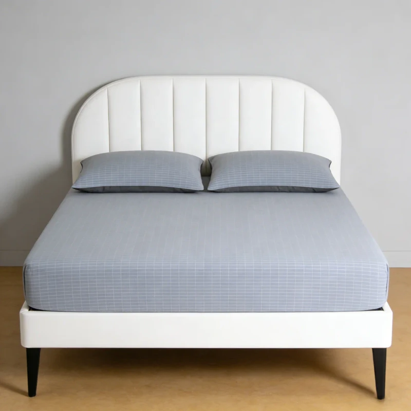 Custom-All-Size-Silver-Infused-Grounding-Earth-Bedding-Fitted-Sheet