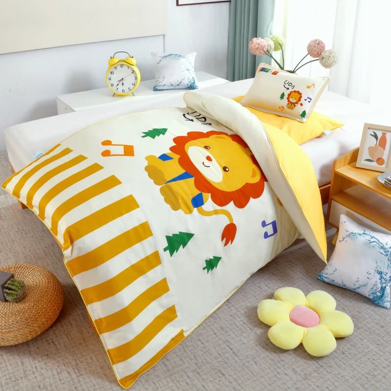 Custom-Bed-Covers-Kids-Size-Organic-Cotton-Muslin-Baby-Duvet-Cover-Bedding-Set