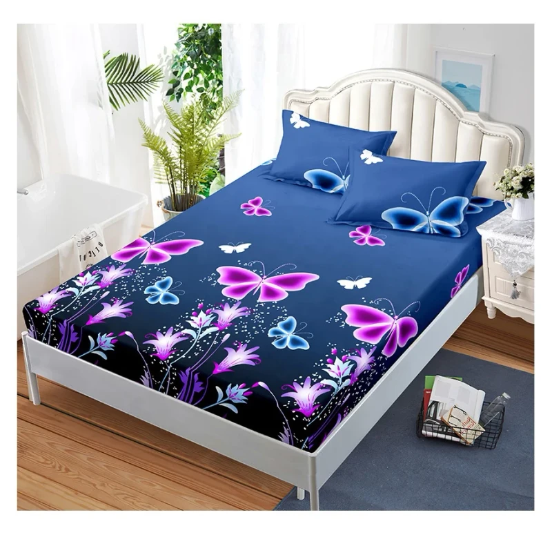 Custom-Bedding-Fitted-Sheet-Elastic-Twin-Full-Queen-Size-Printed-for-Kids-with-2-Pillow-Shams