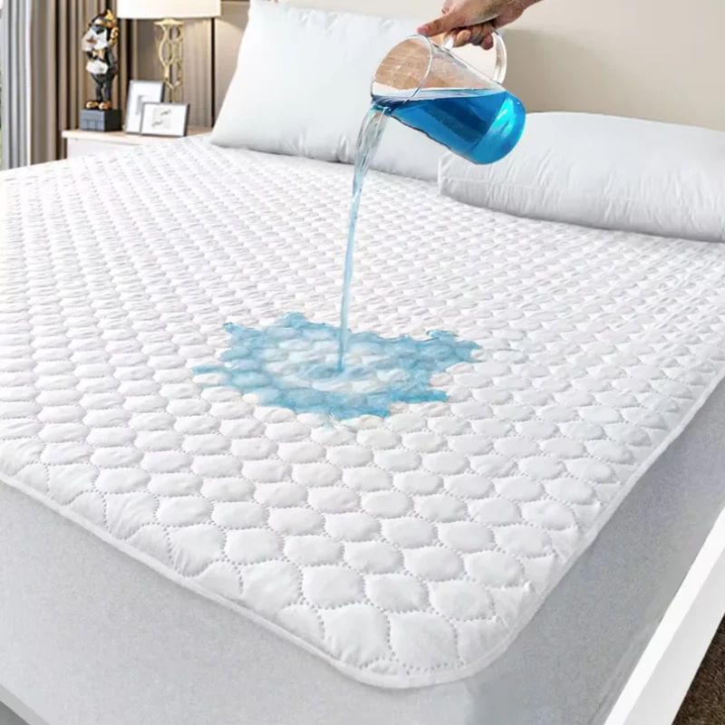 Custom-Breathable-Soft-Mattress-Cover-100-Microfiber-Fabric-Waterproof-Mattress-Protector
