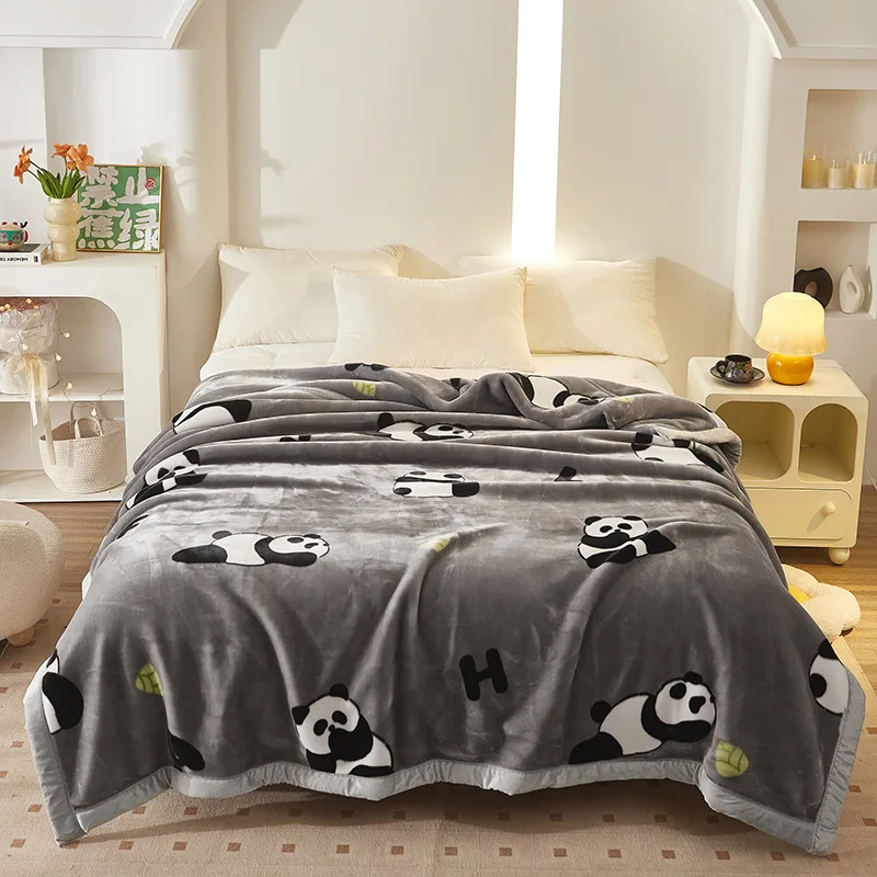 Custom-Cartoon-Animal-Printed-Plush-Cozy-Fluffy-Warm-Soft-Mink-Rachel-Kids-Room-Fleece-Blankets-Throws-for-Double-Bed