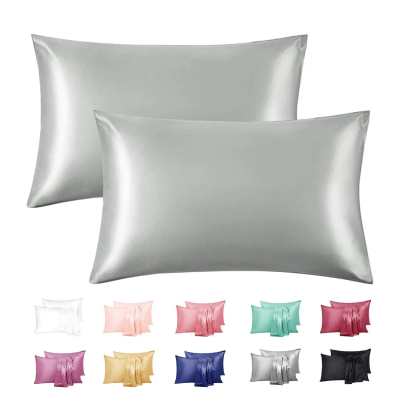 Custom-Color-Hotel-Pillow-2-Pack-Cooling-Mulberry-100-Pure-Silk-Pillowcases-with-Envelope-Closure