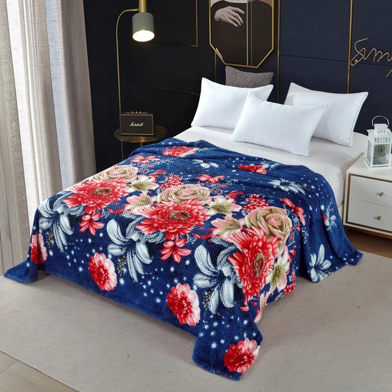 Custom-Color-Super-Soft-Borrego-Raschel-Knitted-Blanket-100-Polyester-Winter-Warmth-Solid-Pattern-Fleece-Blanket
