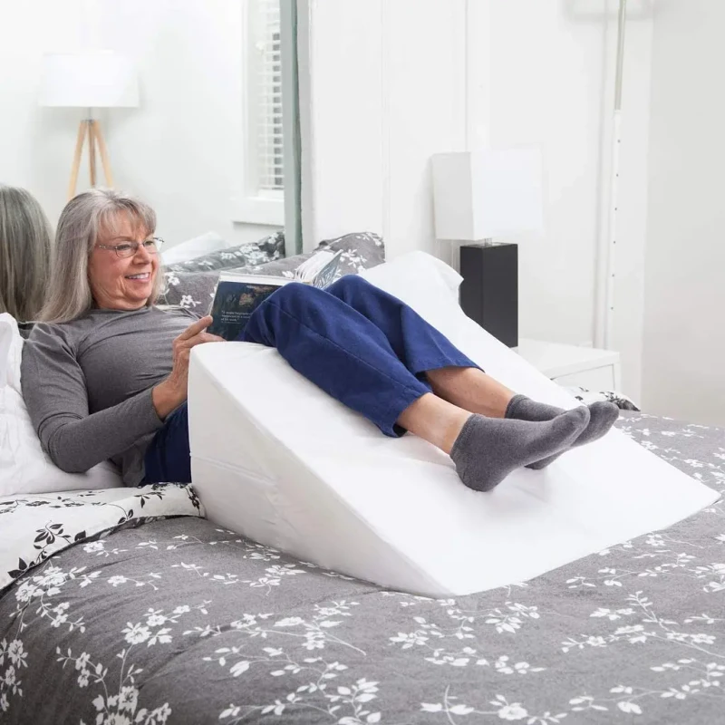 Custom-Comfort-Relax-Orthopedic-Multi-functional-Wedge-Pillow-Support-Neck-Back-Side-Sleeping-Leg-Relaxing-Bed-Reading-Pillow