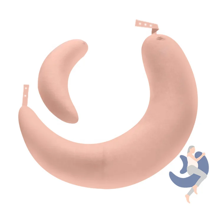 Custom-Comfortable-C-Shape-Memory-Foam-Maternity-Pregnancy-Bed-Body-Sleeping-Pillow