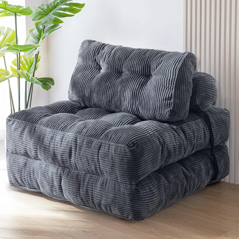 Custom-Comfortable-Shredded-Foam-Filling-Sofa-Bed-Folding-Sofa-Bed-Single-with-Pillow-Foldable-Sofa-Bed-for-Travel