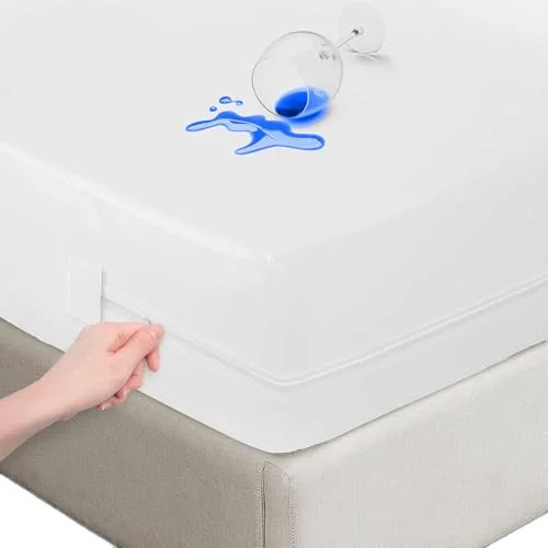 Custom-Cotton-Terry-Mattress-Cover-Fabric-Waterproof-Mattress-Protector