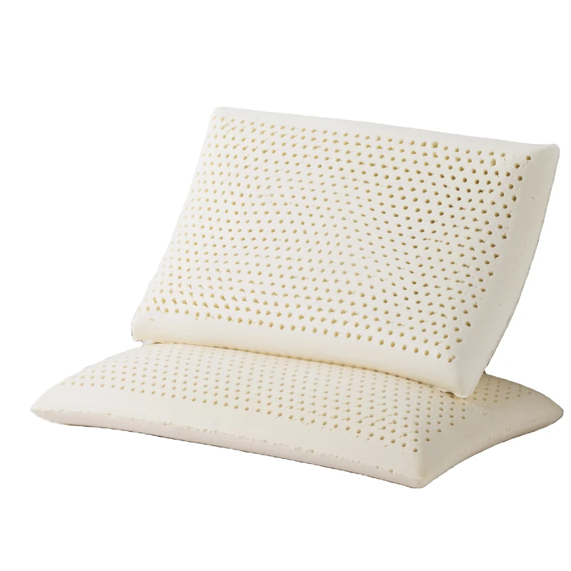 Custom-Dot-Pattern-Design-Quilted-Tencel-Fabric-Modern-100-Natural-Baby-Latex-Pillow
