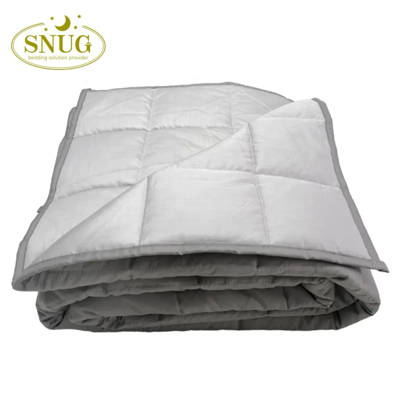 Custom-Duo-Sides-Far-Infared-Antistatic-100-Graphene-Fabric-Weighted-Blanket-Comforter-Duvet-12lbs-15lbs-20lbs