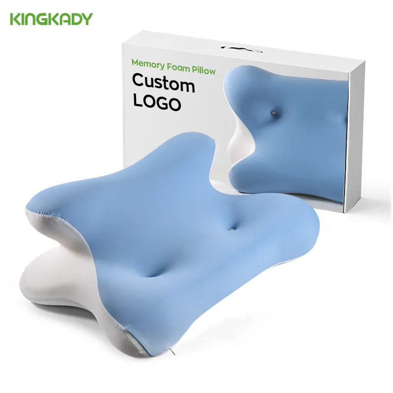 Custom-Ergonomic-Reading-Orthopedic-Cervical-Sleeping-Memory-Foam-Bed-Pillow-with-OEKO-TEX-CertiPUR-US-Certificate