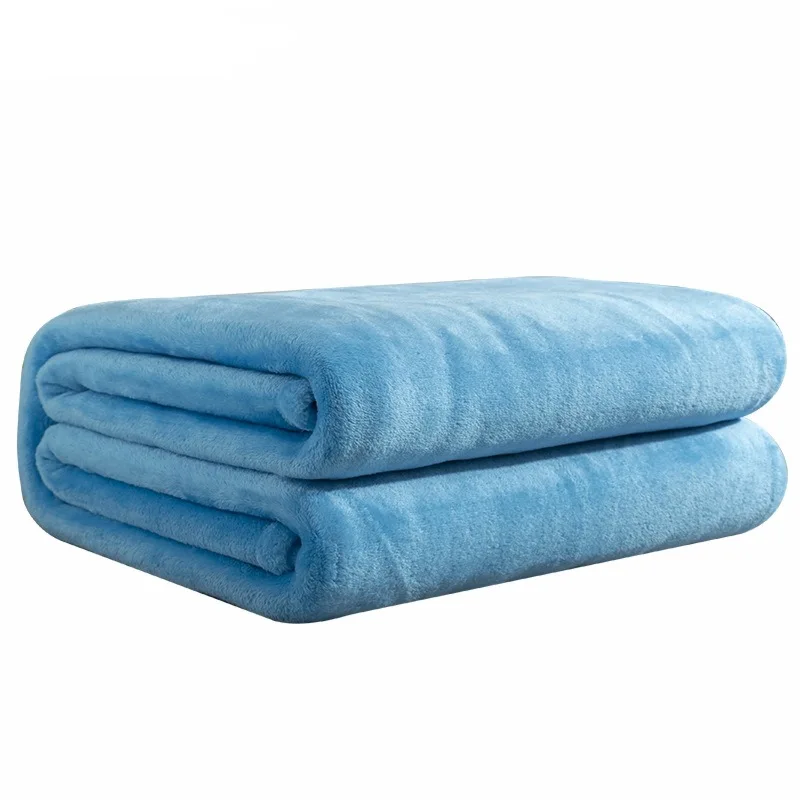 Custom-Factory-Thick-Microfiber-Reversible-Bed-Blanket-Washable-Flannel-Soft