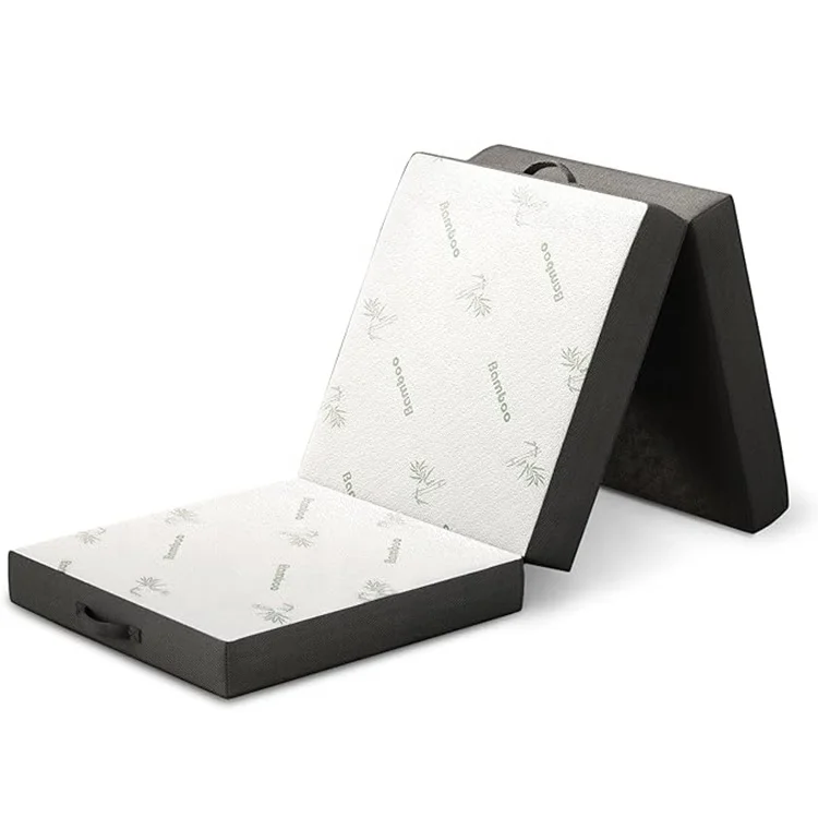 Custom-Fold-Mattress-Comfortable-Folding-Bed-Memory-Foam-Mattress-Topper-Camping-Floor-Mattress-with-Soft-Cover