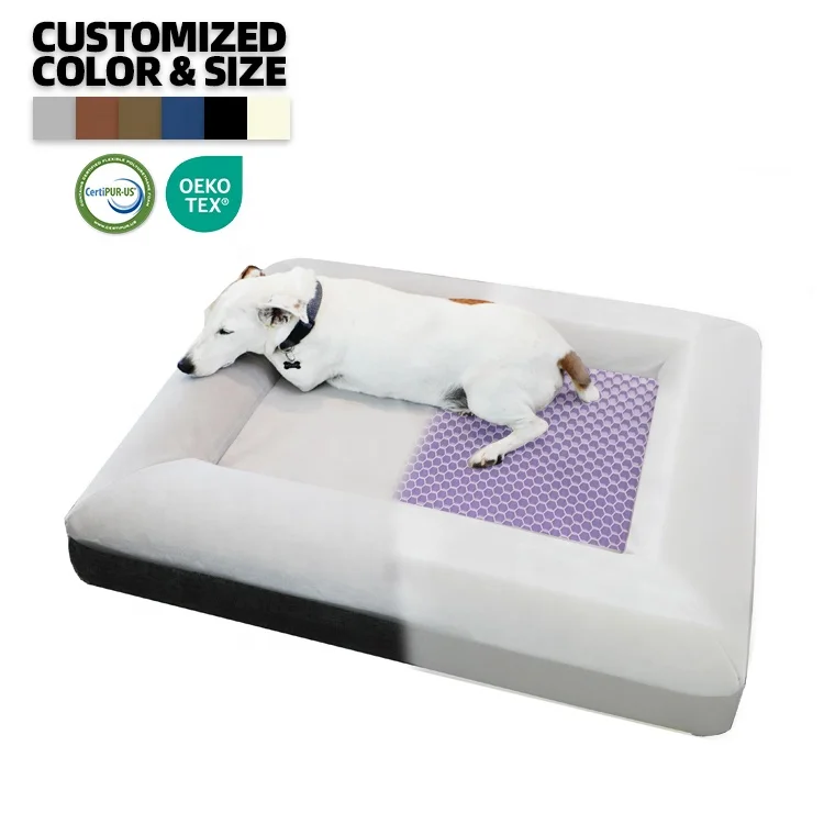 Custom-Fur-Waterproof-TPE-Memory-Foam-Dog-Beds-Orthopedic-Luxury-Memory-Foam-Large-Pet-Dog-Bed