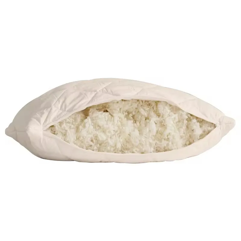 Custom-High-Quality-Breathable-Organic-Wool-Cervical-Neck-Pillow-Solid-Geometric-Pattern-Custom-Color-for-Home-Bed-Use