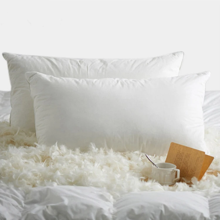 Custom-Hotel-Home-King-Queen-Goose-Natural-Feather-Down-Pillows