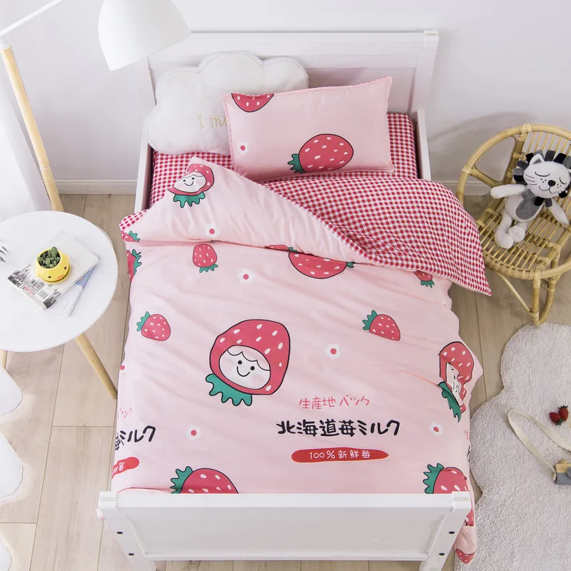 Custom-Hypoallergenic-Microfiber-3D-Printed-Floral-Pattern-Comforter-Waterproof-Baby-Bedding-Set