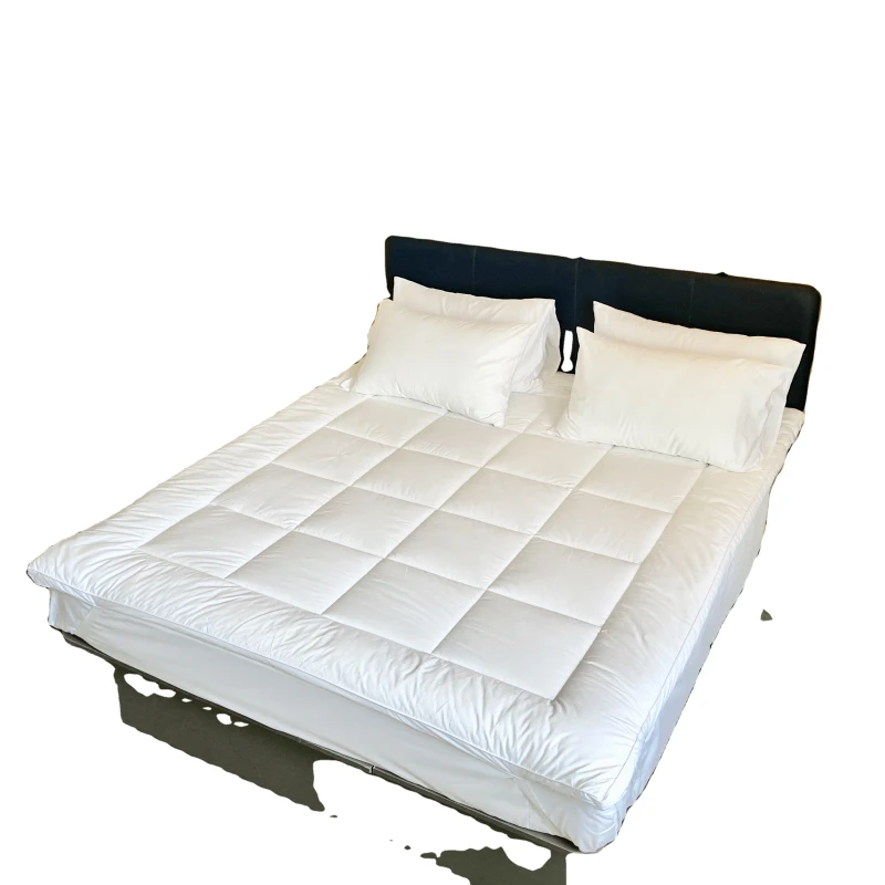 Custom-King-Queen-Full-Size-Thick-Mattress-Pad-Microfiber-Polyester-Fill-Pillow-Top-Bed-Mattress-Topper
