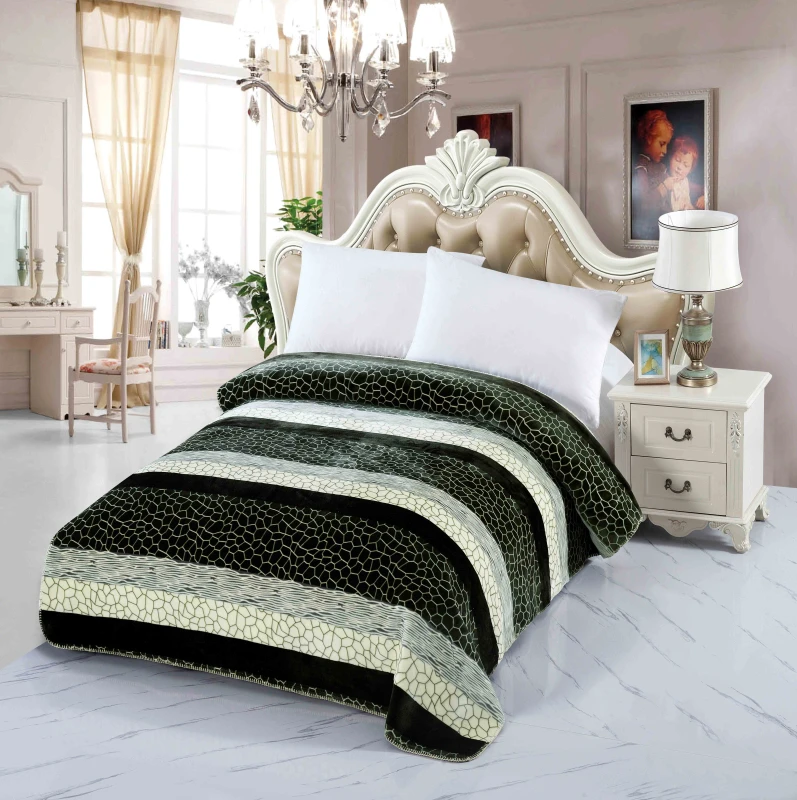 Custom-Korean-Fleece-Double-Layer-Floral-Mink-Cloudy-Plush-Soft-Heavy-Blankets-Bedding-Set-Korean-Blanket-2-Ply-10-kg