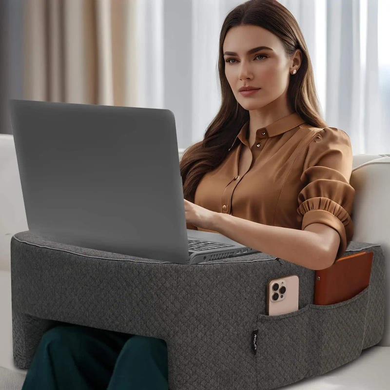 Custom-Lap-Desk-Pillow-with-Arm-Rest-Gaming-Pillow-for-Bed-Laptop-Desk-for-Couch-Comfortable-for-Reading-Working-and-Crocheting