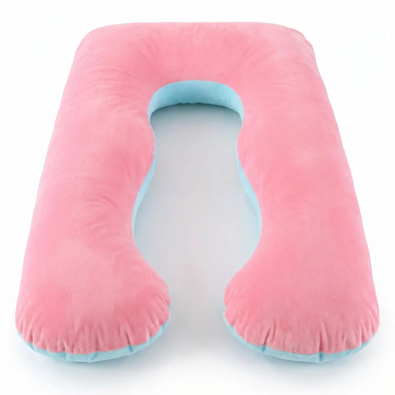 Custom-Large-U-Shaped-Pillow-Detachable-Soft-Adjustable-Maternity-Waist-Support-Nursing-Relieves-Pregnant-Woman-Sleep-Stress