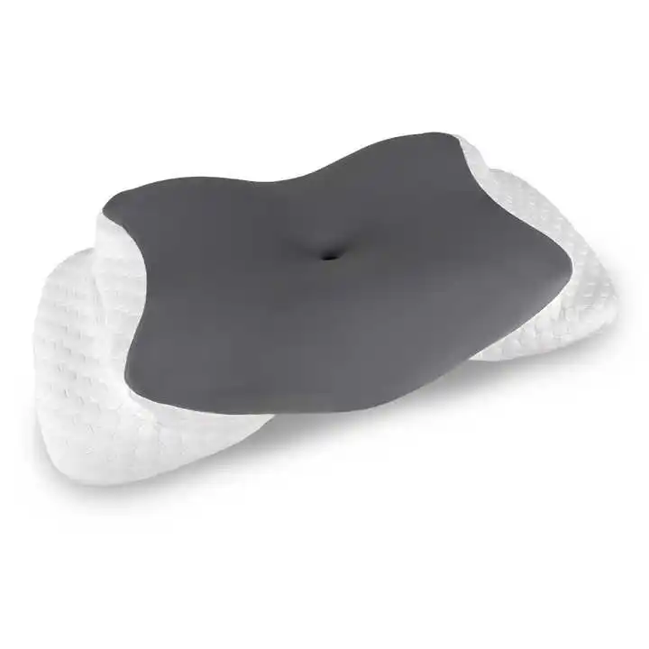Custom-Logo-Neck-Pillow-with-Memory-Foam-Filling-Modern-Solid-Lounge-Sleep-in-Bed-Pillow-200TC-Thread-Count