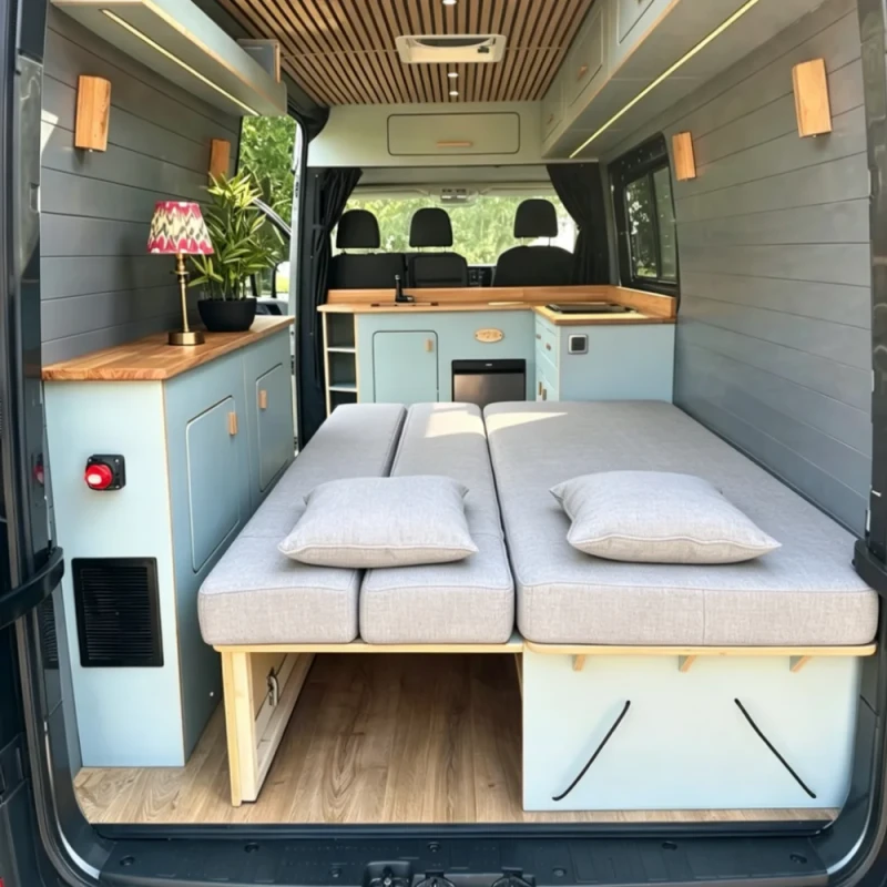 Custom-Luxury-Zero-Pressure-Memory-Foam-RV-Mattress-Anti-Mite-Breathable-Formaldehyde-Free-Healthy-for-All-Ages-Car-Models