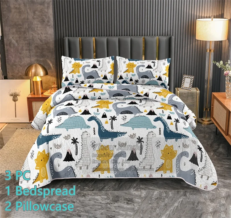 Custom-Made-Luxury-Kids-Bedspread-Set-3pcs-Cartoon-Bedding-Set-for-Children
