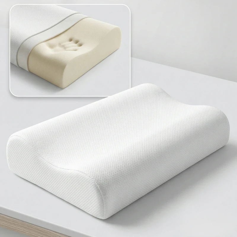 Custom-Memory-Foam-Pillows-Ergonomic-Memory-Foam-B-Shape-Memory-Foam-Pillows