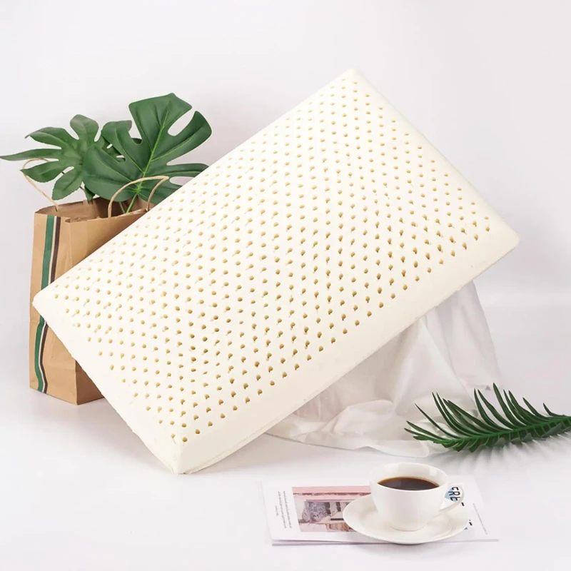 Custom-Modern-Solid-Ergonomic-Neck-Support-Bed-Pillow-Green-Natural-Latex-Healthy-Sleep-for-Modern-Style-Bedrooms