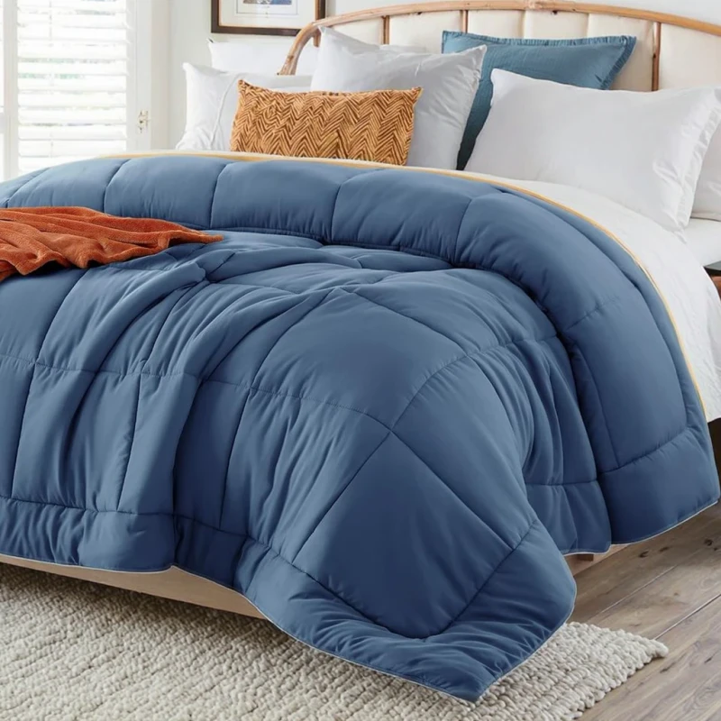 Custom-OEKO-TEX-100-Luxury-Warm-Reversible-Down-Alternative-Super-Soft-Quilted-Washed-Comforter