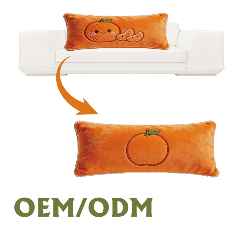Custom-OEM-ODM-Cartoon-Orange-Embroidered-Plush-Throw-Pillow-Rectangular-Cushion-for-Sofa-Bedroom-Living-Room-Home-Decor