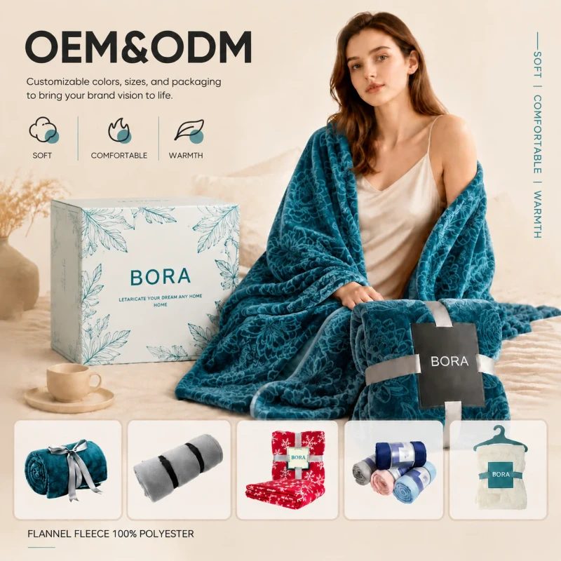 Custom-OEM-ODM-Embossed-Flower-Print-Raschel-Fleece-Blanket-Large-Soft-Cozy-Warm-Customized-Throw-Blanket