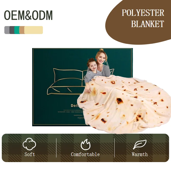 Custom-OEM-ODM-Giant-Tortilla-Blanket-Double-Sided-Sublimation-Blanket-Funny-Blankets-Food-Blankets-for-Adult-Kids