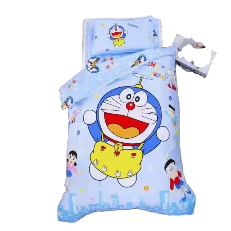 Custom-Organic-100-Cotton-Sleep-Bed-Sheet-Quilt-Cover-Cot-Bedding-3-Piece-Set-for-Baby