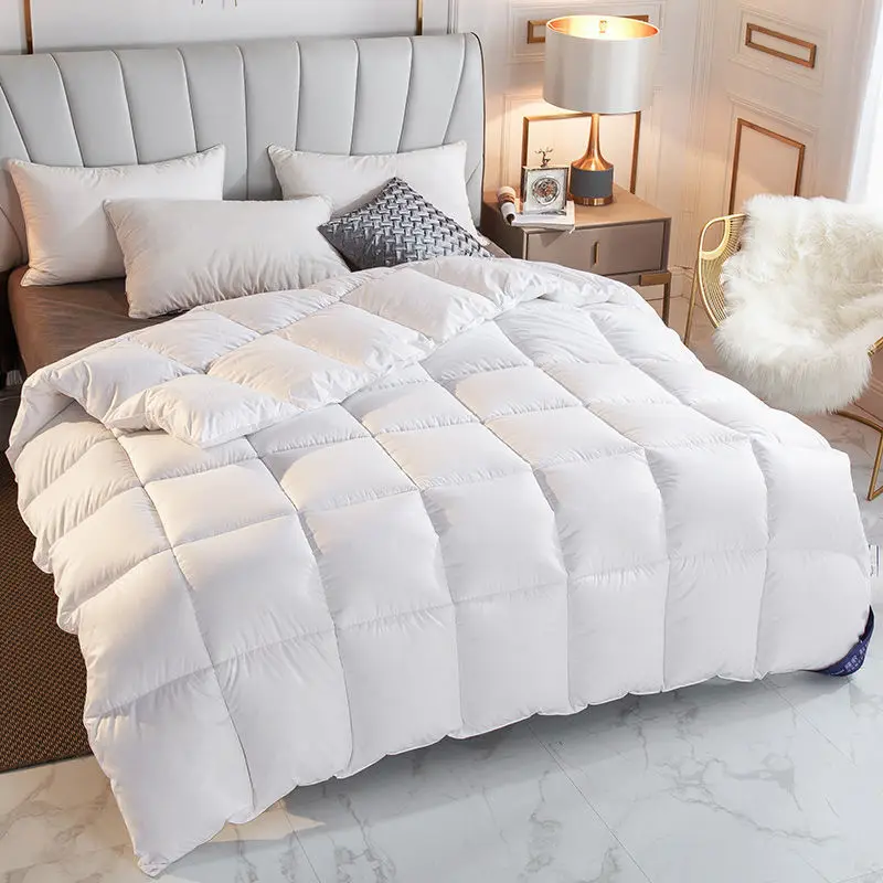 Custom-Organic-King-Queen-Size-100-Goose-Down-White-Hotel-Bedroom-Comforters-Set-Duvet-Down-Bed-Duvet-for-Winter-Summer