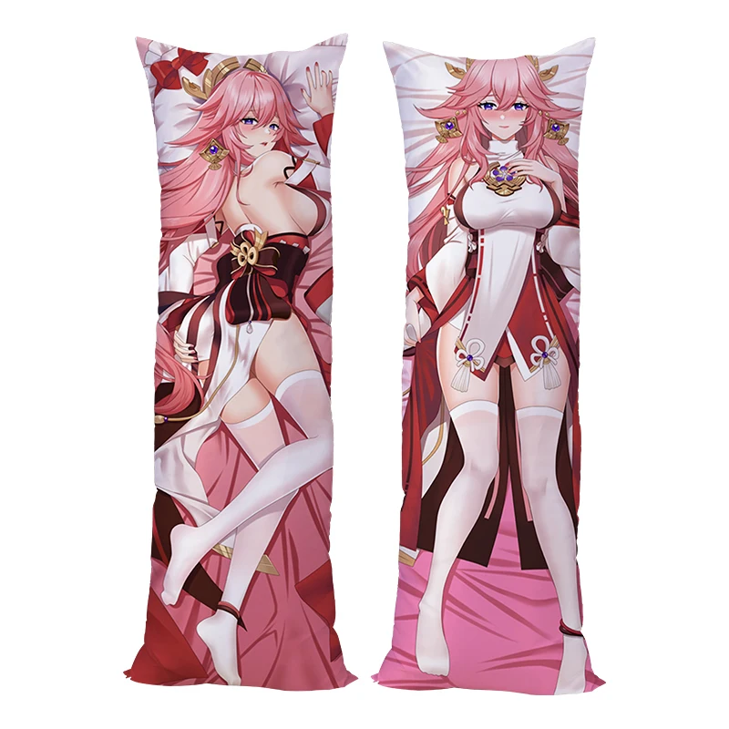 Custom-Original-Anime-Home-Dakimakura-Body-Pillow-Rectangle-Print-Cartoon-Sexy-Girls-Hugging-Pillowcase-160x50cm-Peach