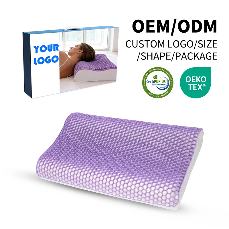 Custom-Packaging-Ergonomic-Breathable-Cooling-Cervical-TPE-Memory-Foam-Gel-Grid-Pillow-for-Head-and-Neck-Pain-Relief