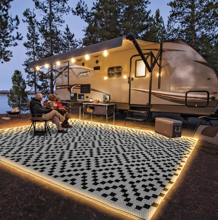 Custom-Patio-Outdoor-Carpet-LED-Polypropylene-Waterproof-Portable-Camping-Mat-Weather-Resistant-Reversible-Lighted-RV-Patio-Rug