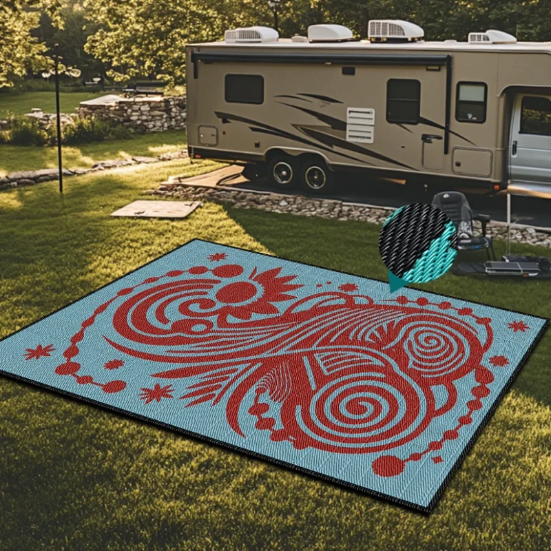 Custom-Pattern-Outdoor-Rug-Durable-100-Polypropylene-Non-Slip-Pet-Friendly-Lightweight-Picnic-Camping-RV-Patio