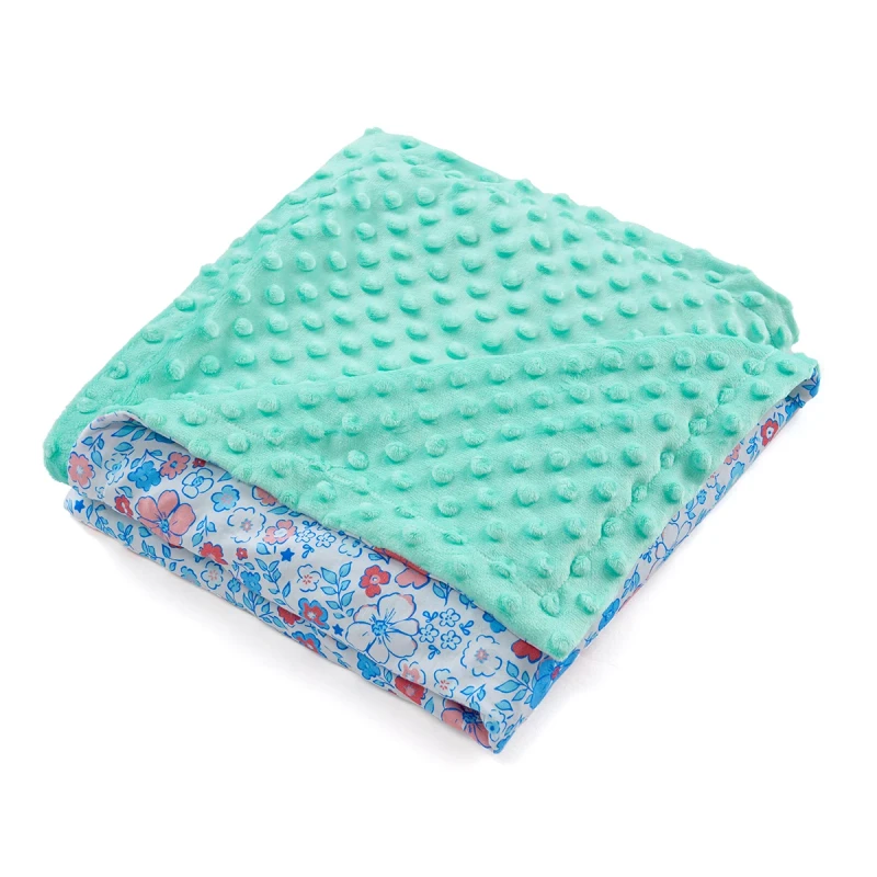 Custom-Polyester-Dot-Comforter-Bamboo-Minky-Baby-Blanket-Double-Layers-Soft-Newborn-Receiving-Throw-Fleece-Blankets-for-Baby