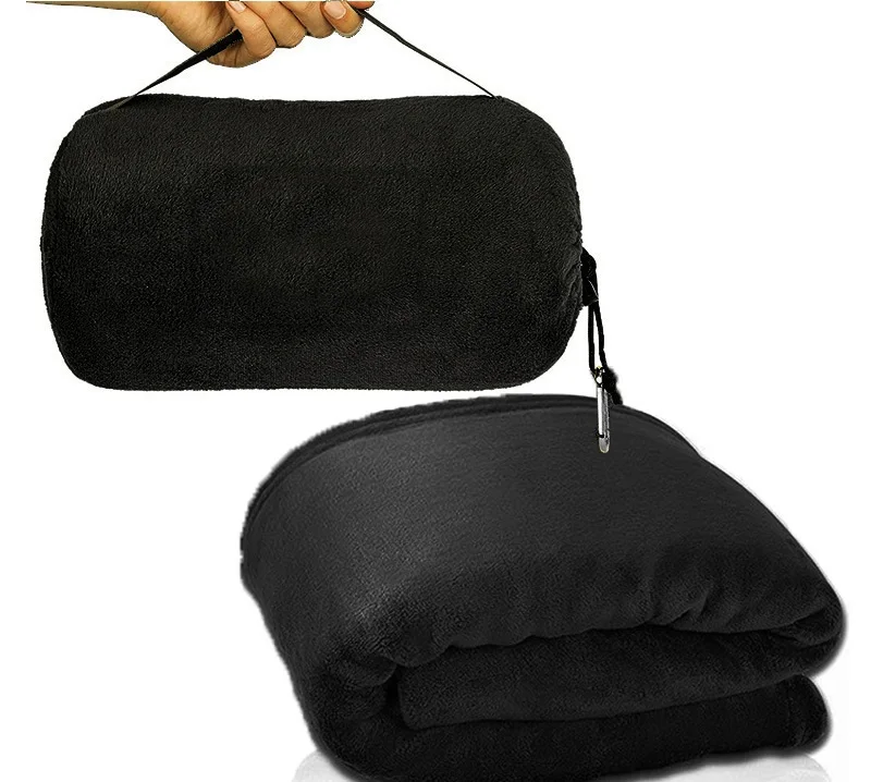 Custom-Portable-Airplane-Travel-Blanket-2-in-1-Foldable-Storage-Nap-Winter-Cover-Fleece-Blanket