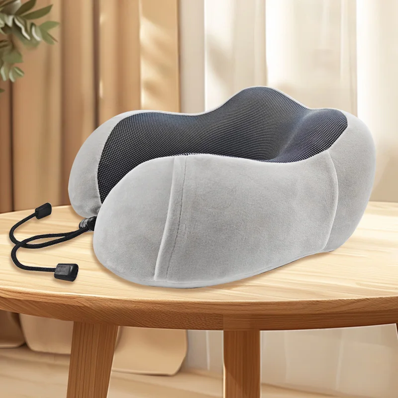 Custom-Portable-U-Shaped-Travel-Pillow-Slow-Rebound-Memory-Foam-Ergonomic-Breathable-Soft-Neck-Support