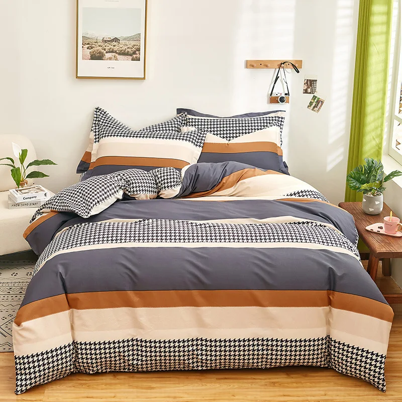 Custom-Printed-100-Polyester-1800tc-Eco-friendly-Bedding-Set-King-Full-Size-Options-Fitted-Sheet-Set