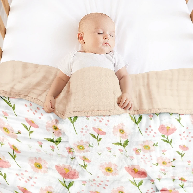 Custom-Printed-Organic-Cotton-Baby-Blanket-Double-Sided-Printed-Baby-Receiving-Swaddle-Wrap-Kids-Blankets